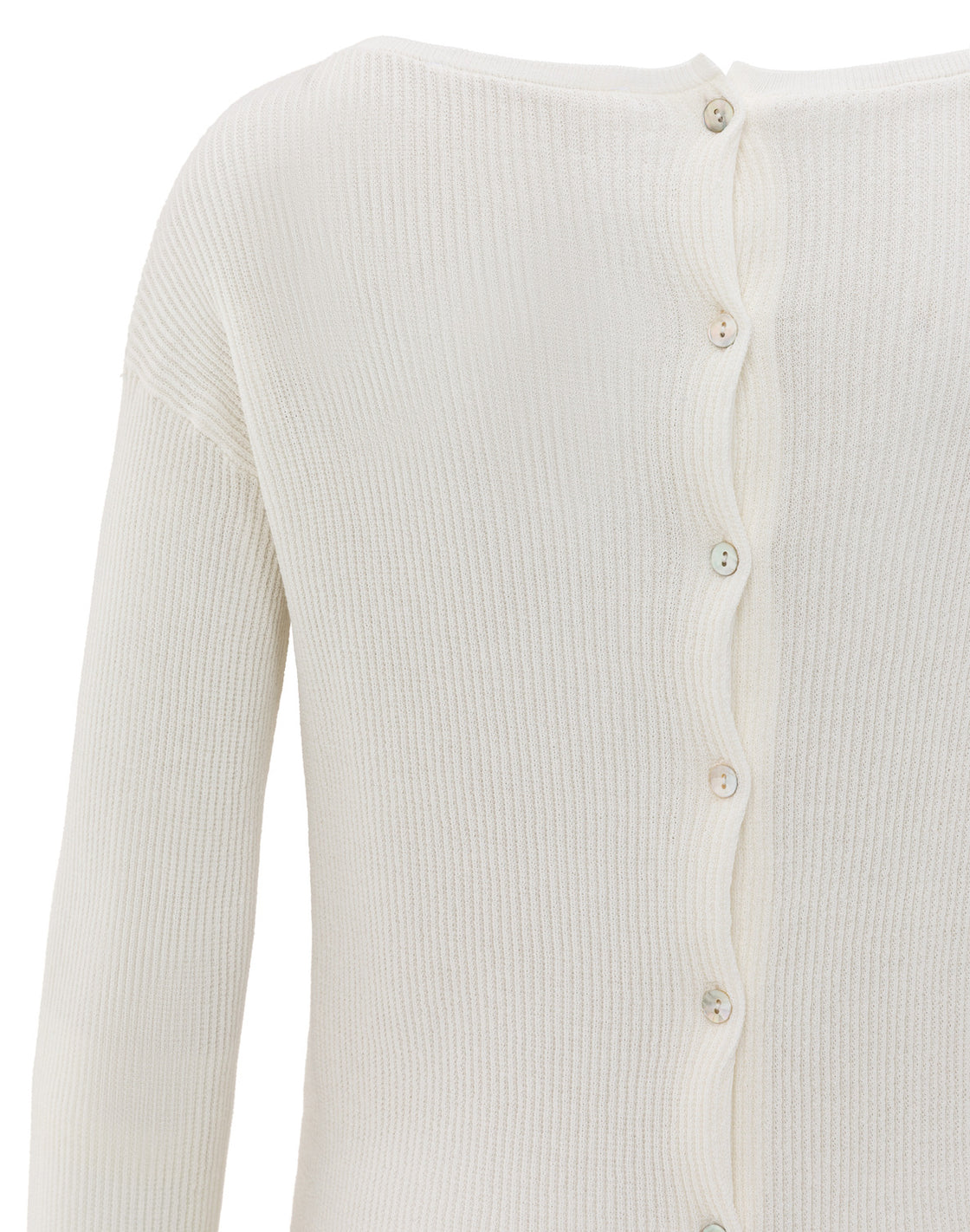 Fine Rib Knitted Sweater