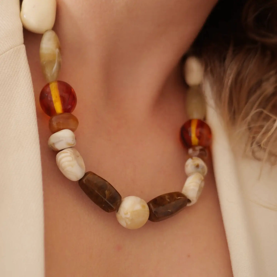 Jen Necklace - Azeria - Stainless Steel