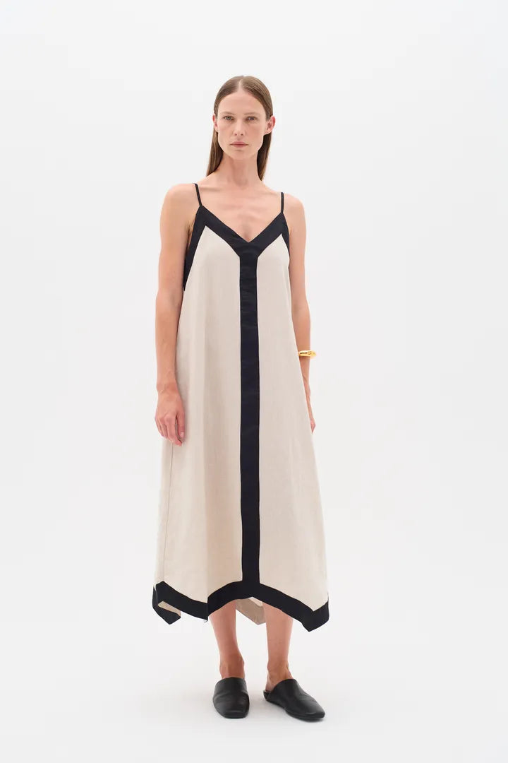 Rigitta Linen Strap Dress