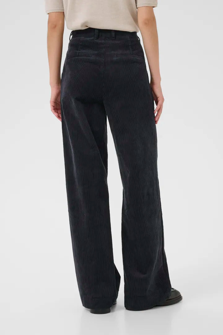 Clarisse Dark Navy Cord Pants