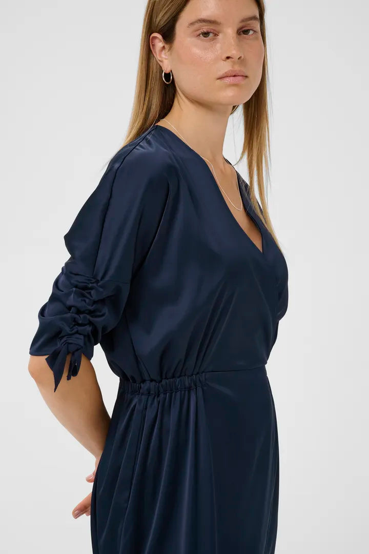 Lake Fake Wrap Dress