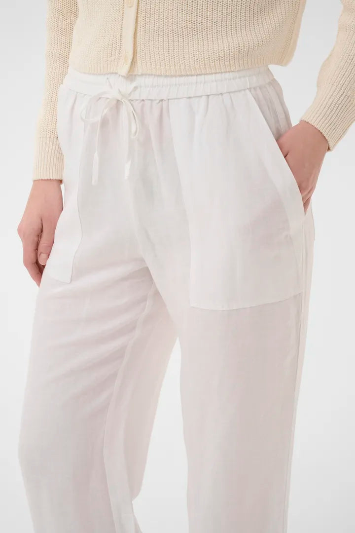 Eniola Bright White Troussers