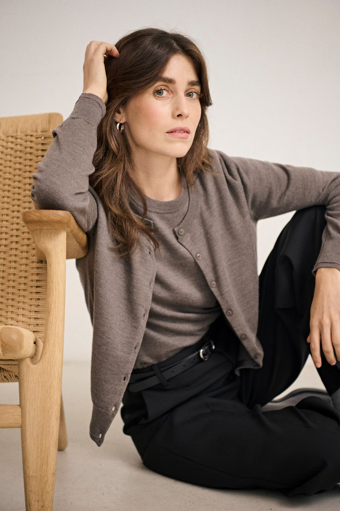 Noelani  100% Wool Cardigan