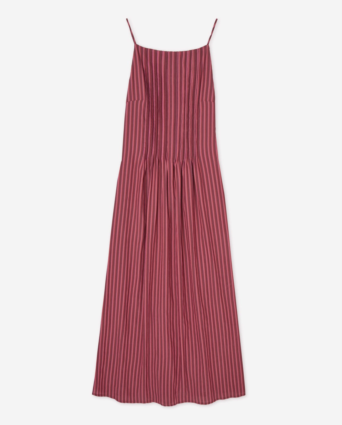 Aubergine Strip Strap Dress