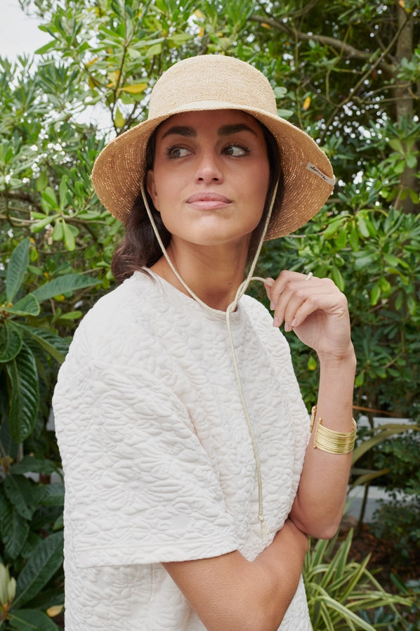 Milos Straw Bucket Hat