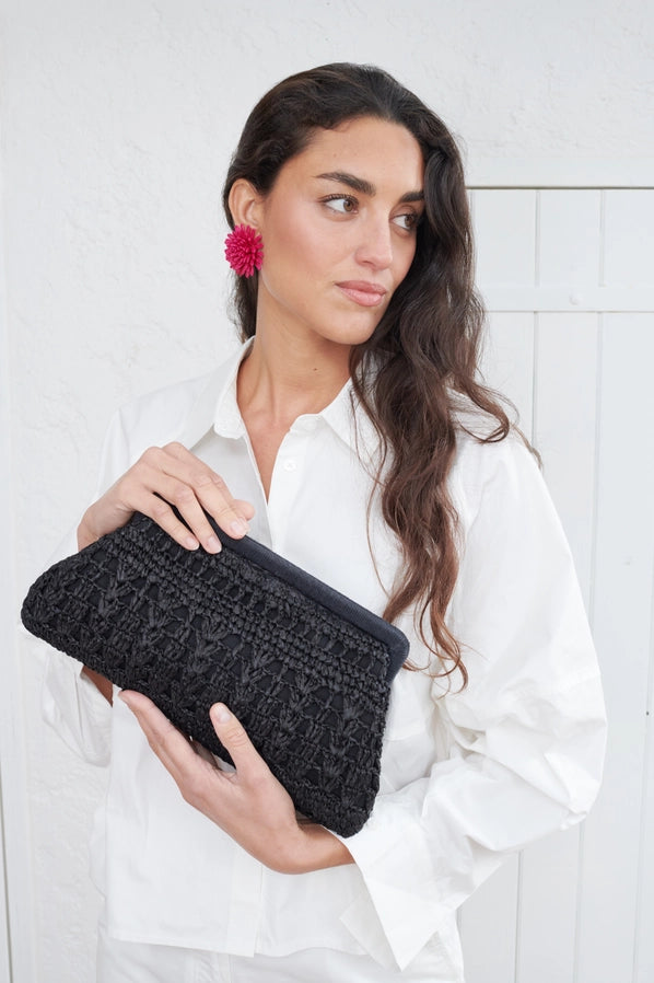 Raphia Clutch