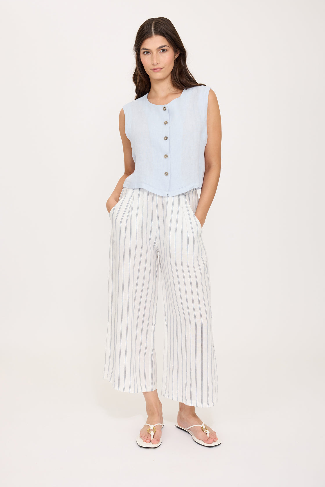 Linen Vest