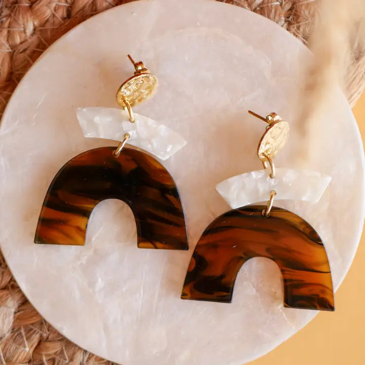 Olivia Earrings - Azeria - Stainless Steel