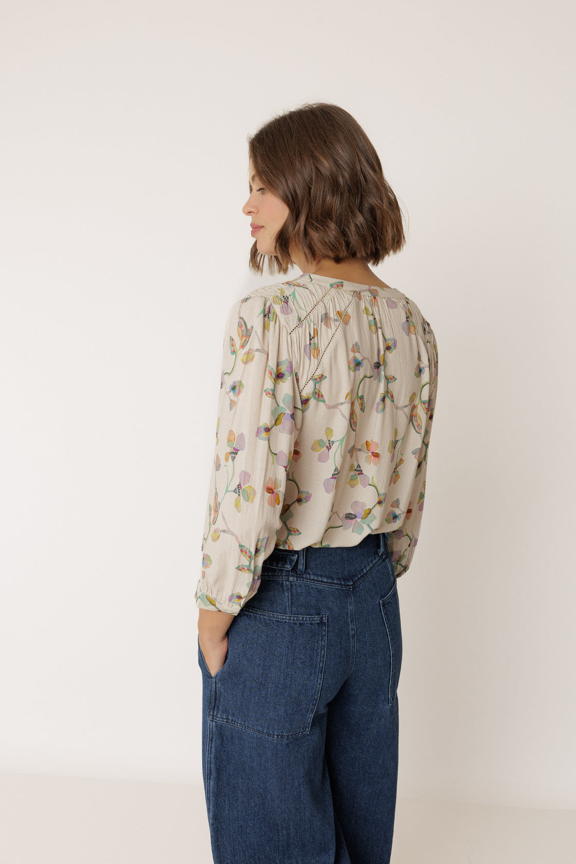 Ruched Detail Blouse