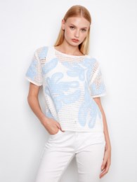 Bluebell Crochet Leaf Pullover