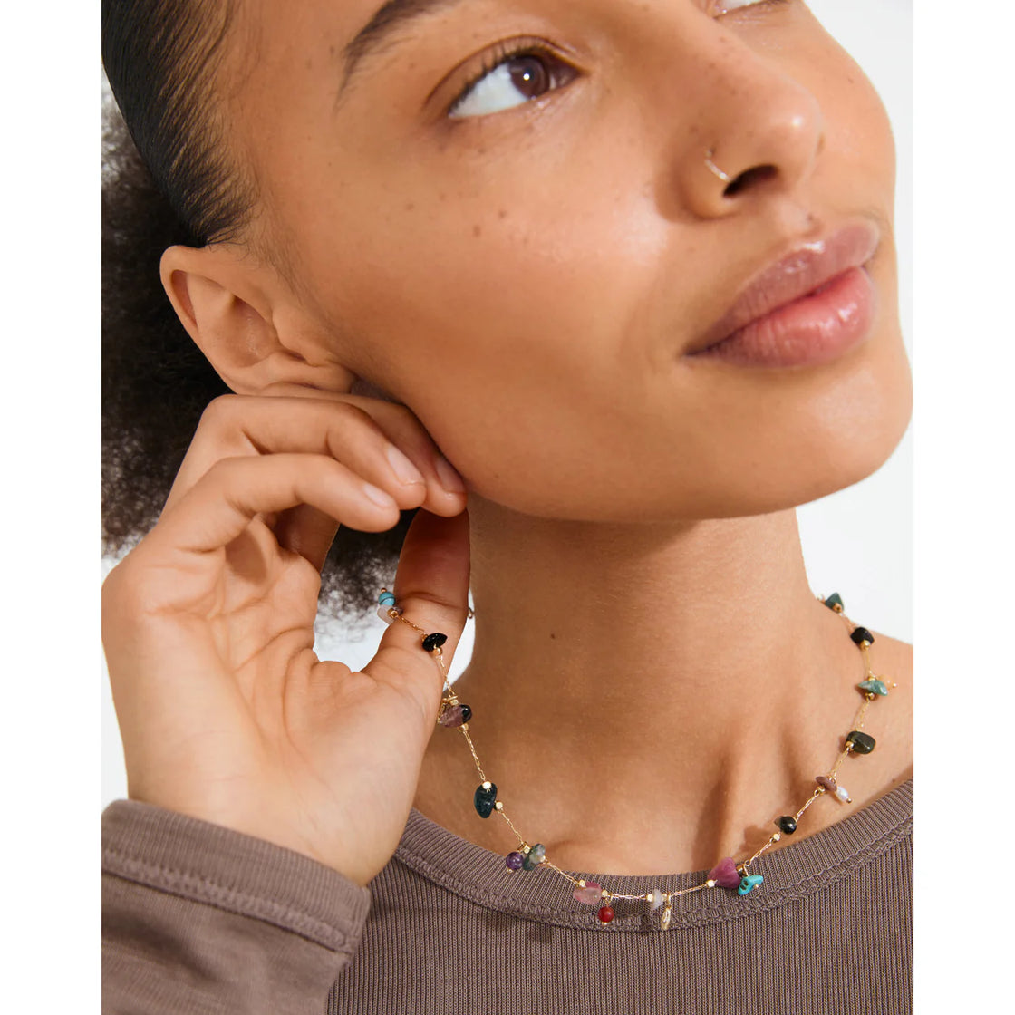 Here Stone Necklace