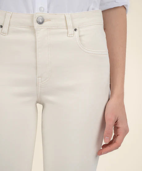 Stella High Rise Flare Ecru