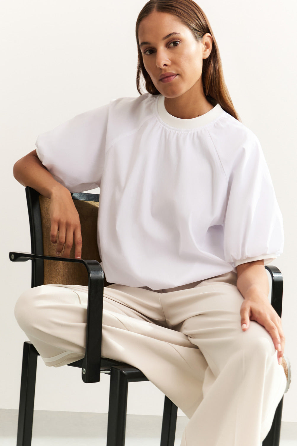 Puff Woven Tee Shirt