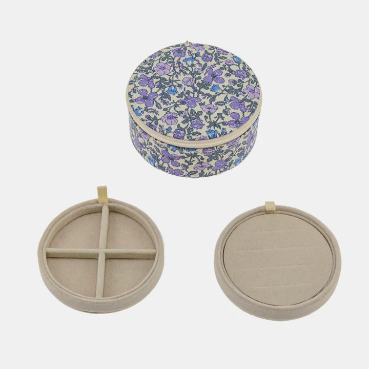 Round Jewlery Box Liberty Prints
