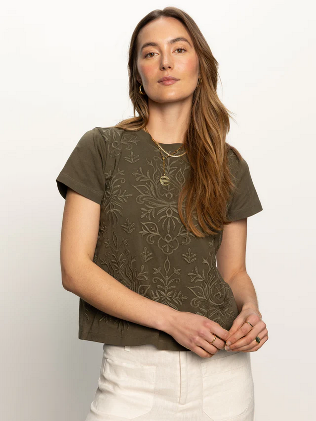Embrodered Tee