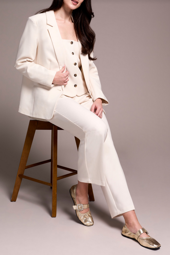 One Button Lined Blazed