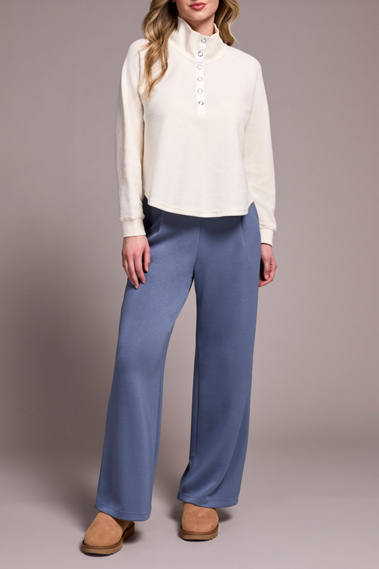 Rib Henley Top