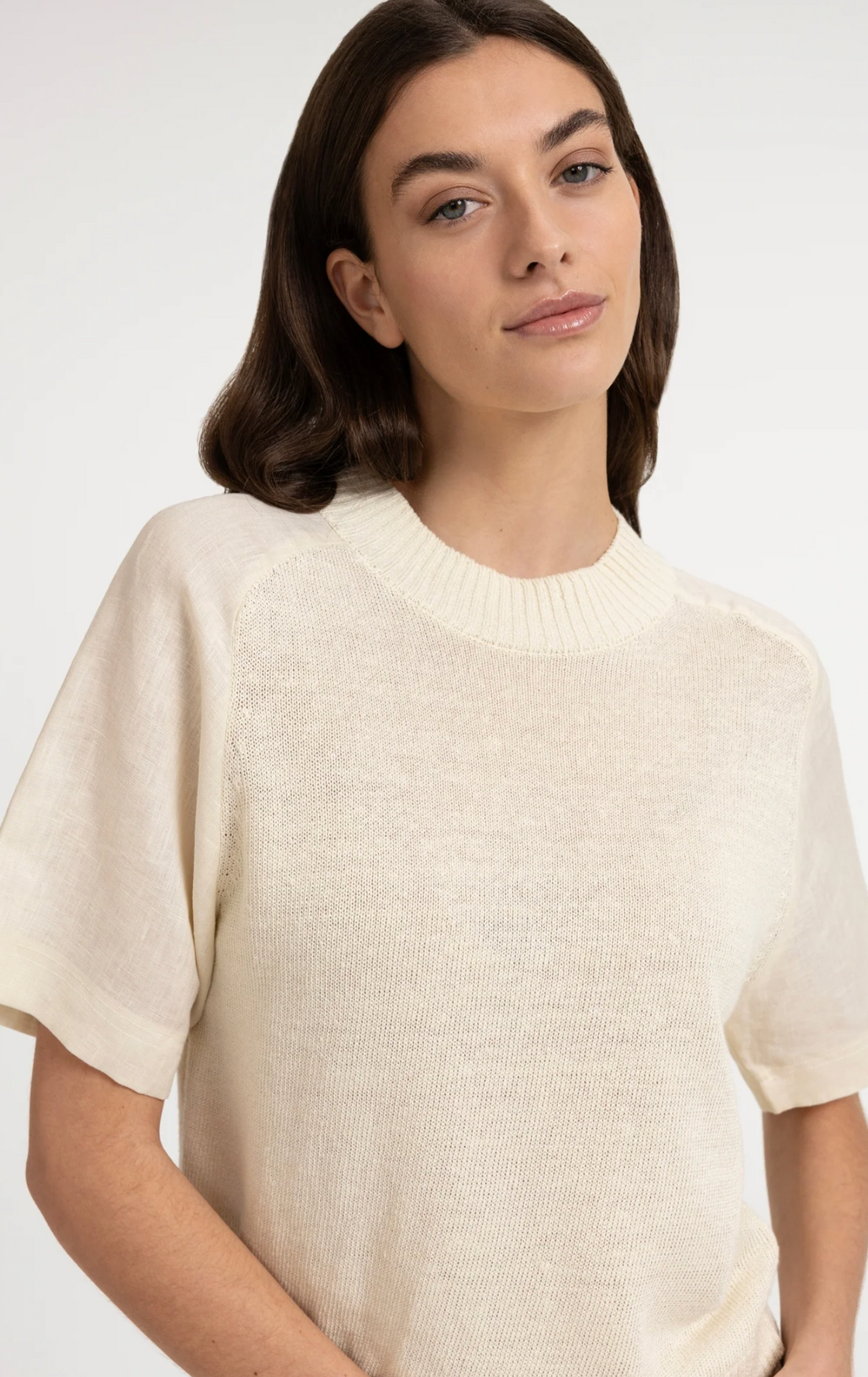 Beige Knitted Sweater