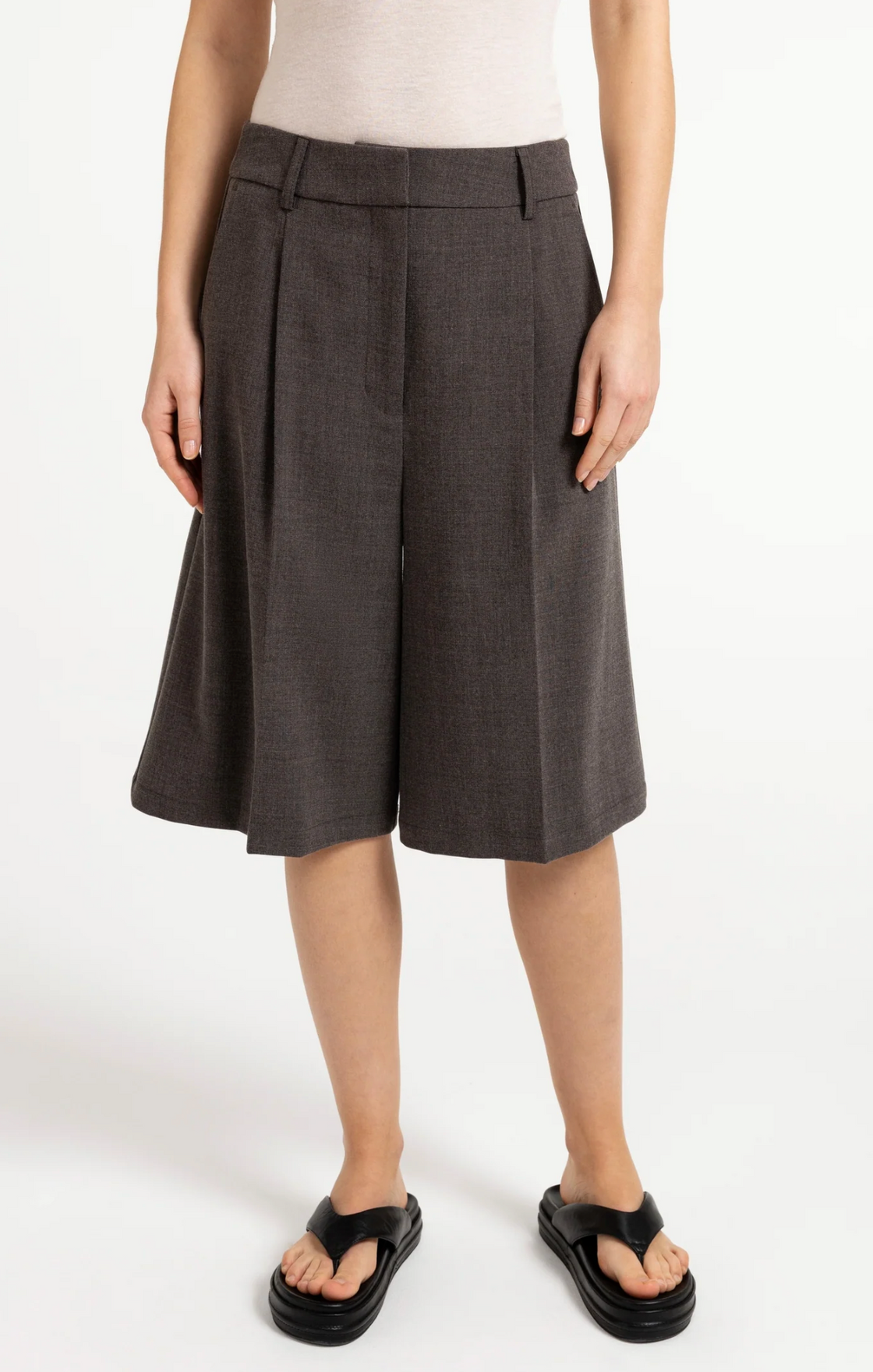 Delicioso Brown  Bermuda Shorts