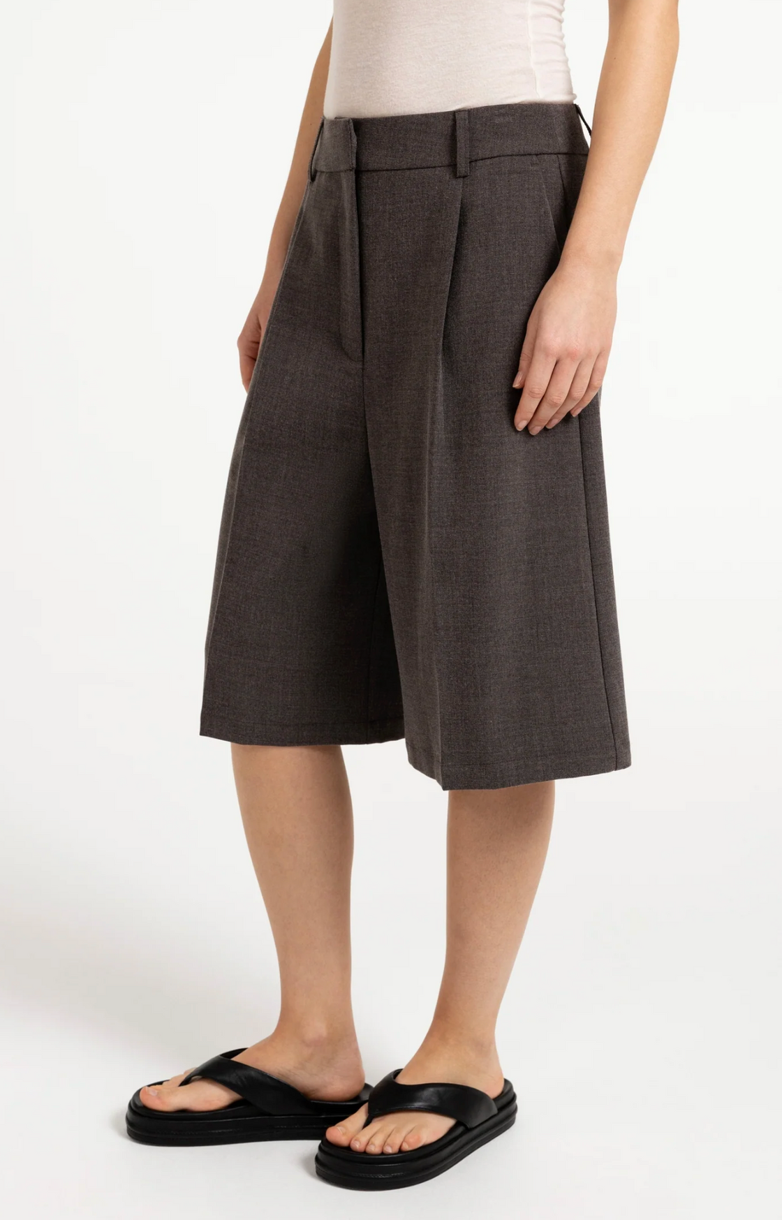 Delicioso Brown  Bermuda Shorts
