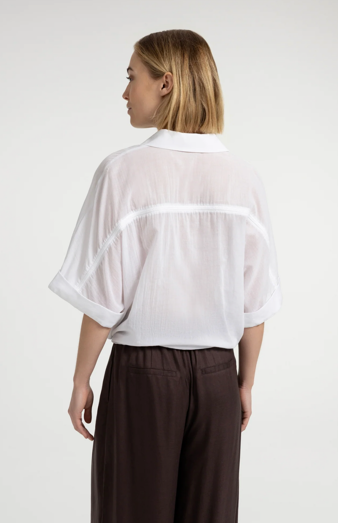 Batwing Blouse Pure White