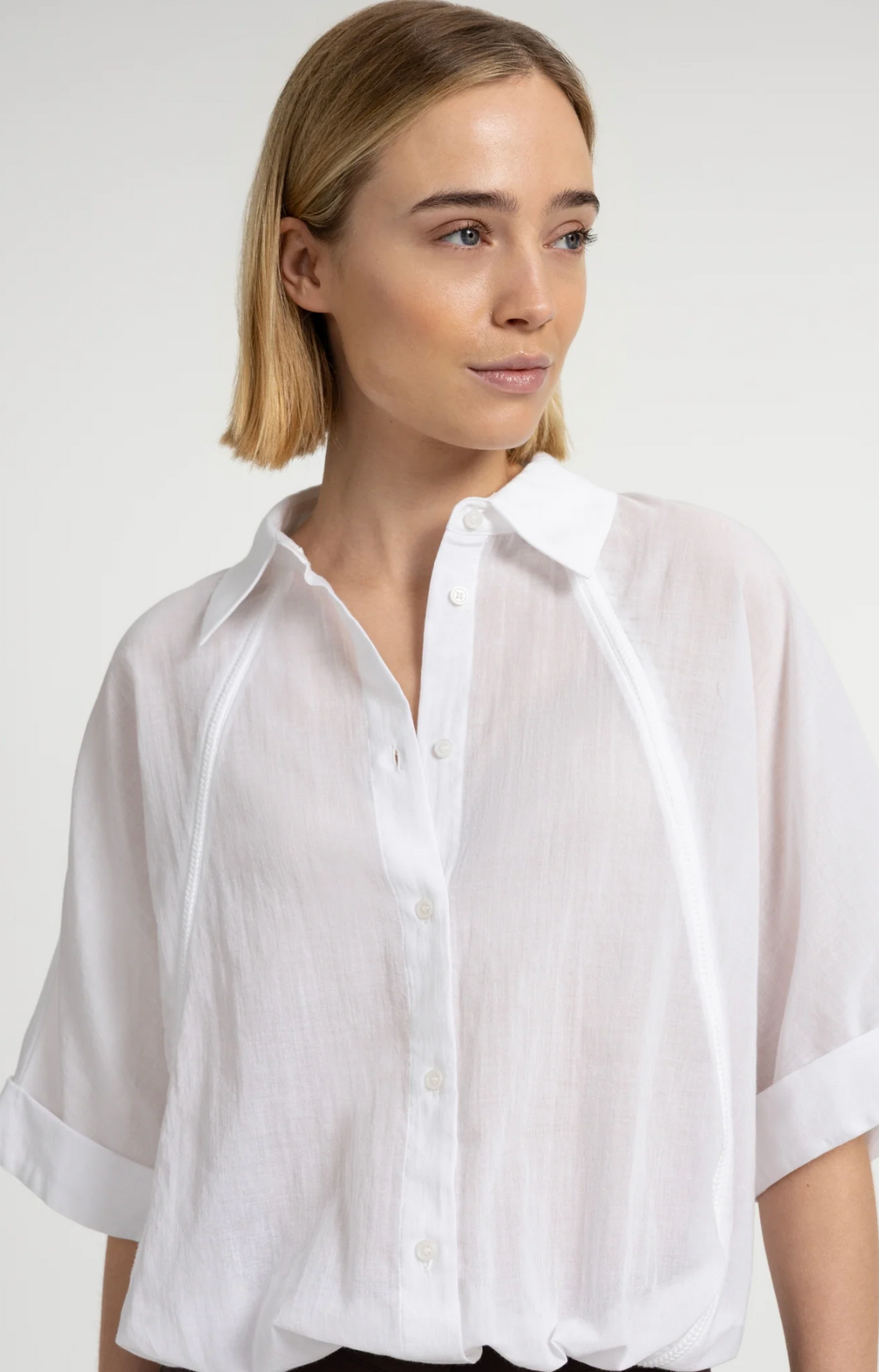 Batwing Blouse Pure White