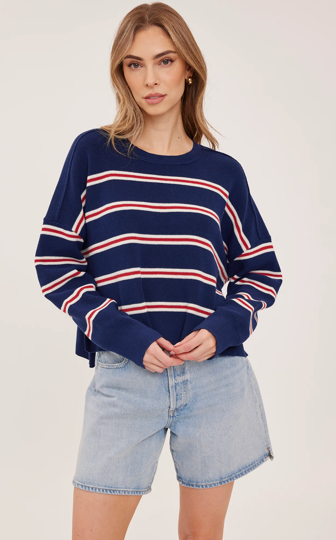 Echo Stripe Pullover