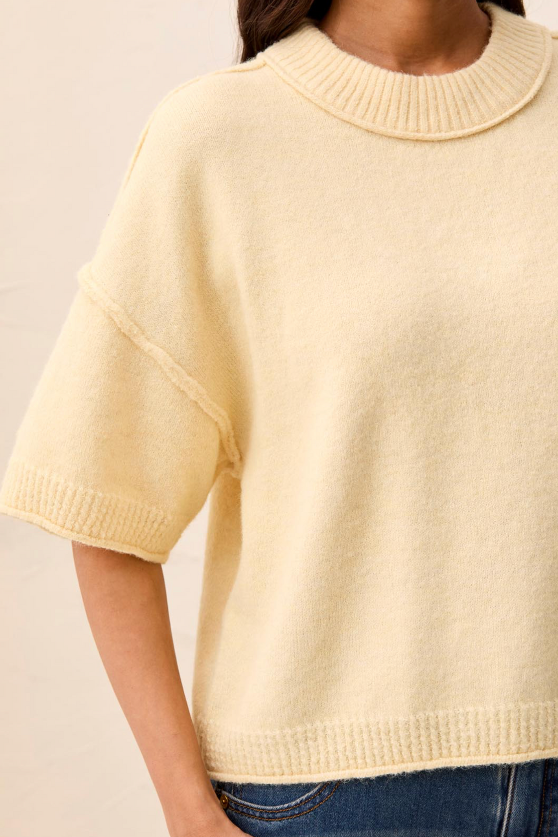 Lofty Elbow Sleeve Pullover