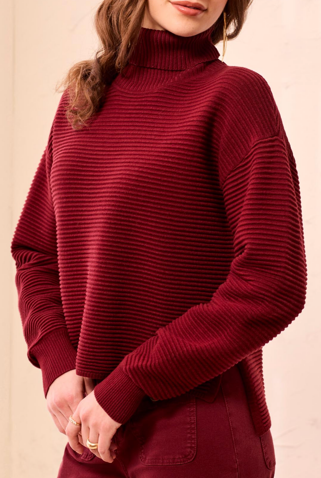 T-Neck with Side Slits