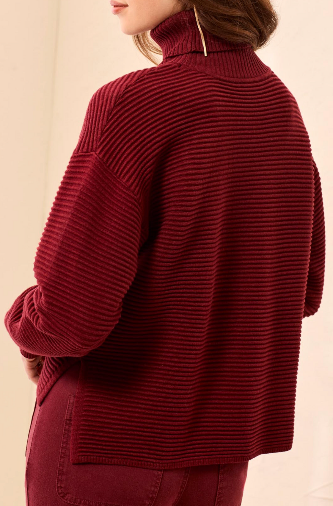 T-Neck with Side Slits