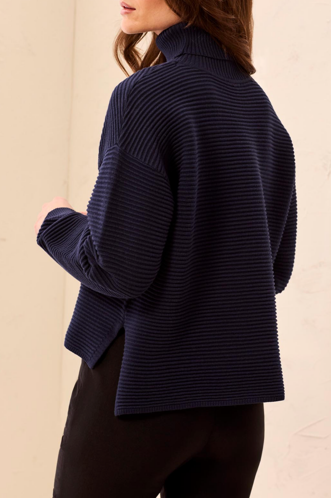 T-Neck with Side Slits
