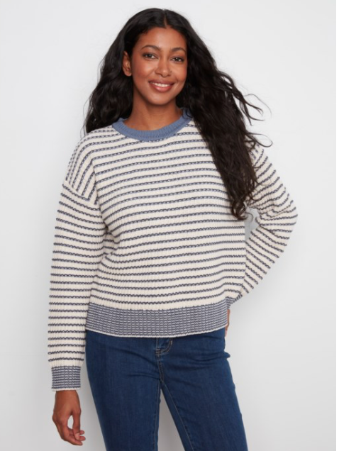 Striped Long Sleeve Sweater