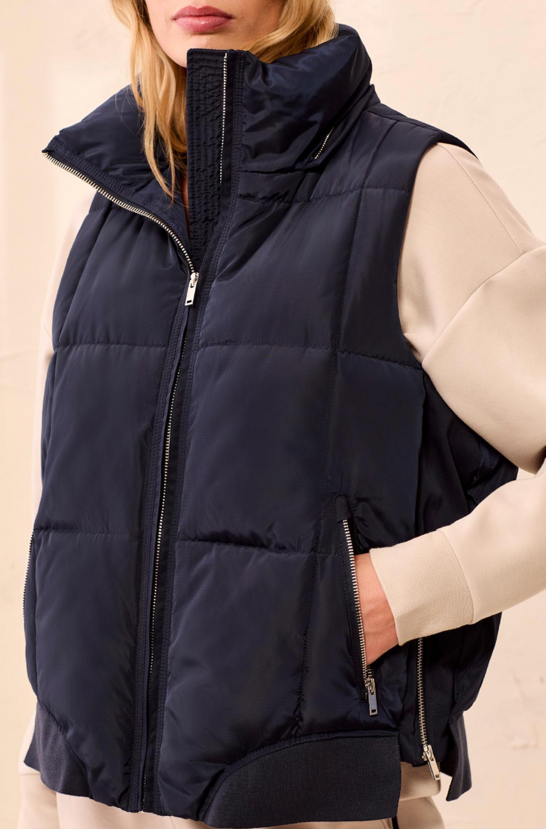 Sapphire Quilted Vest