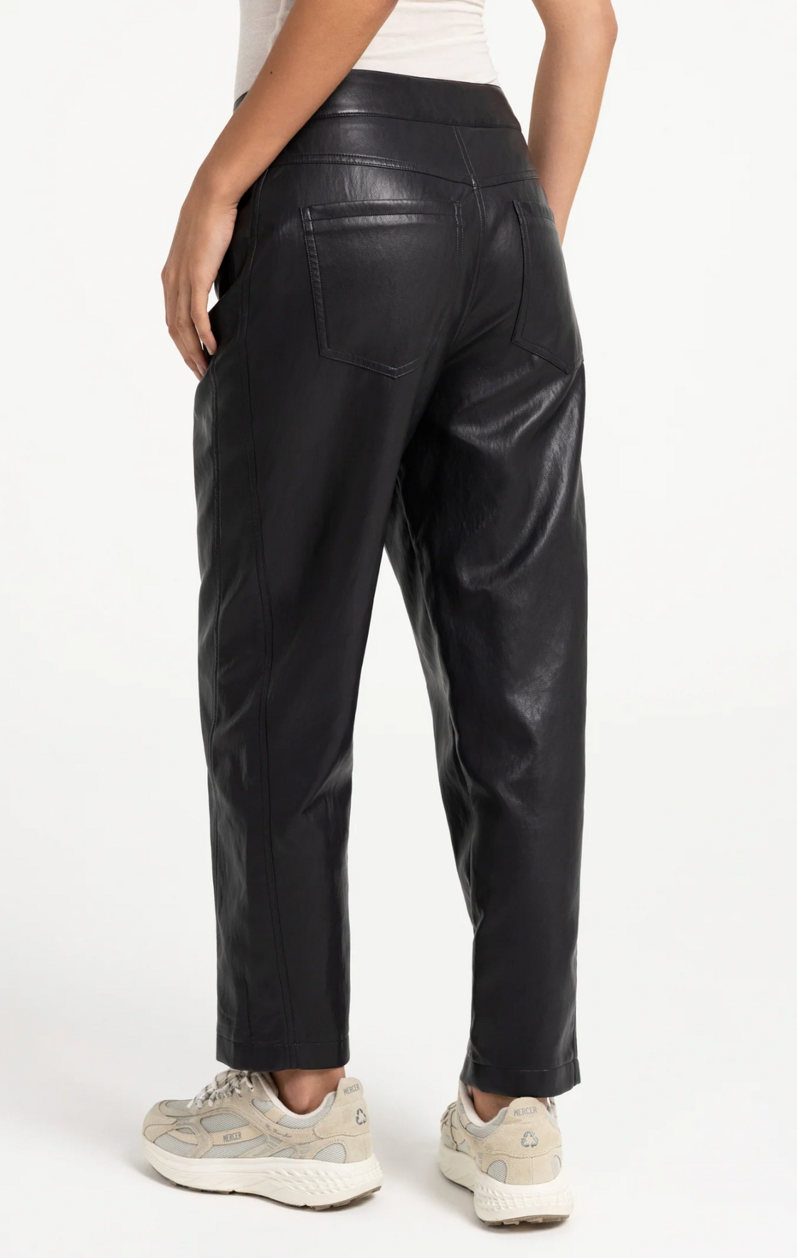 Faux Leather Trouser