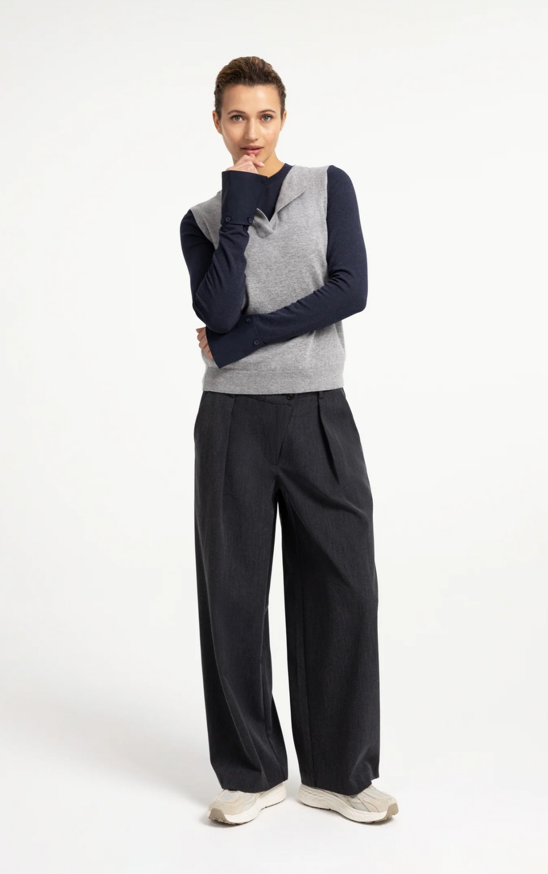 Sleeveless Sweater Vest