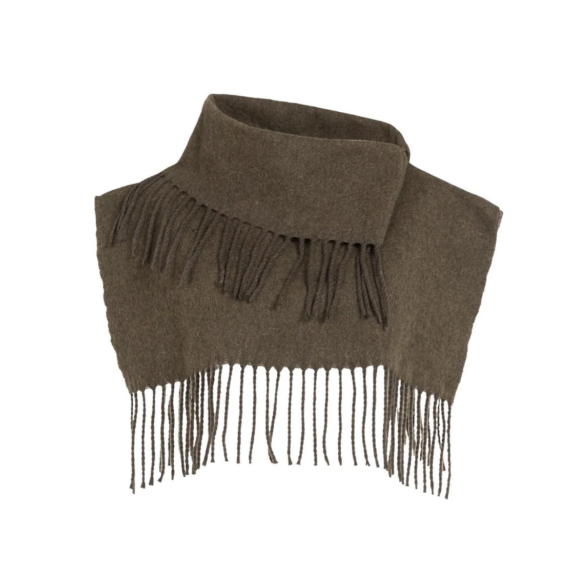 Scarf Wrap with Twisted Fringes