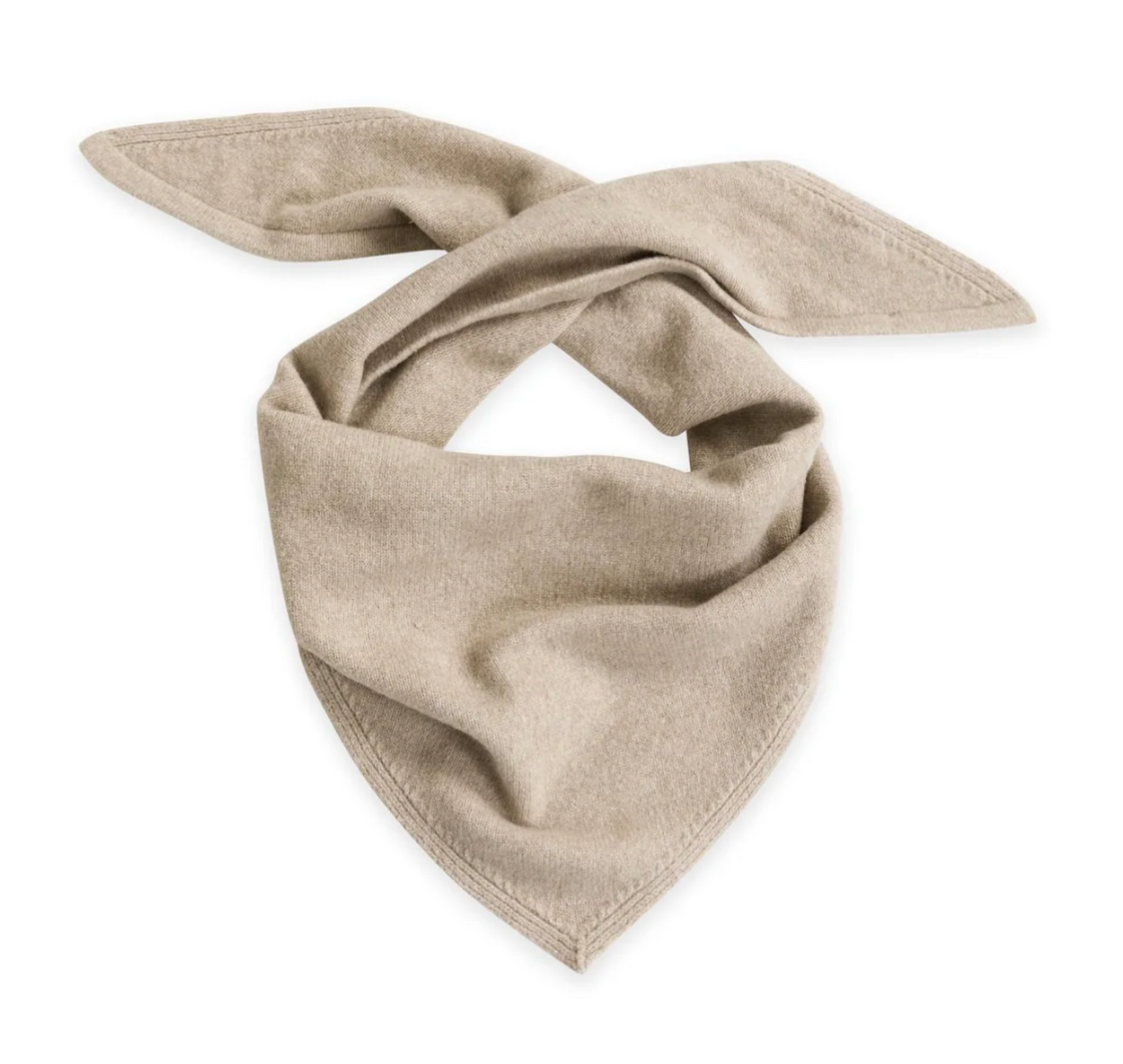 Triangle Knitted Scarf