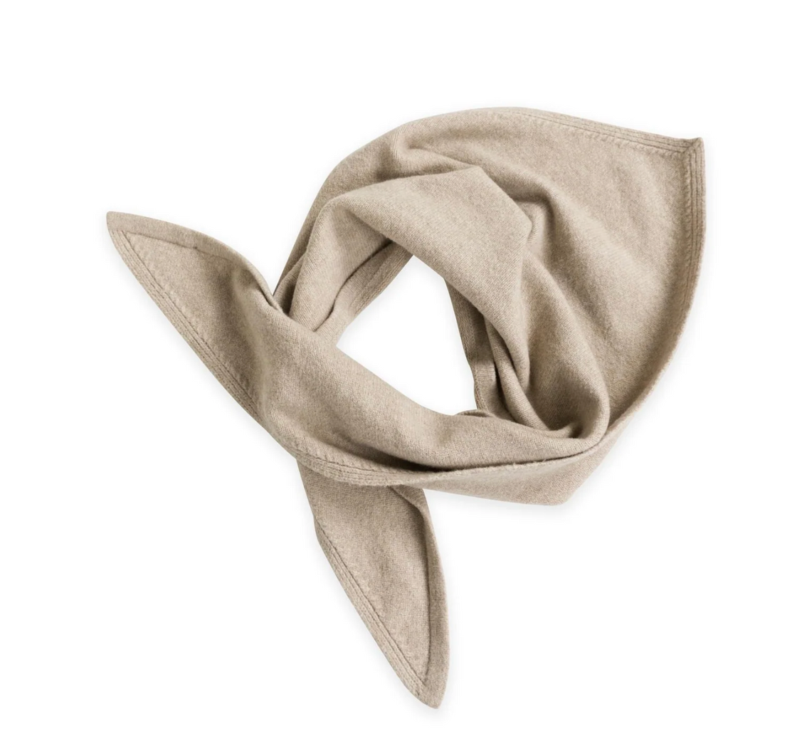 Triangle Knitted Scarf