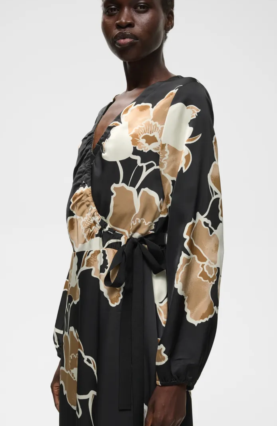 Olive Wrap Dress