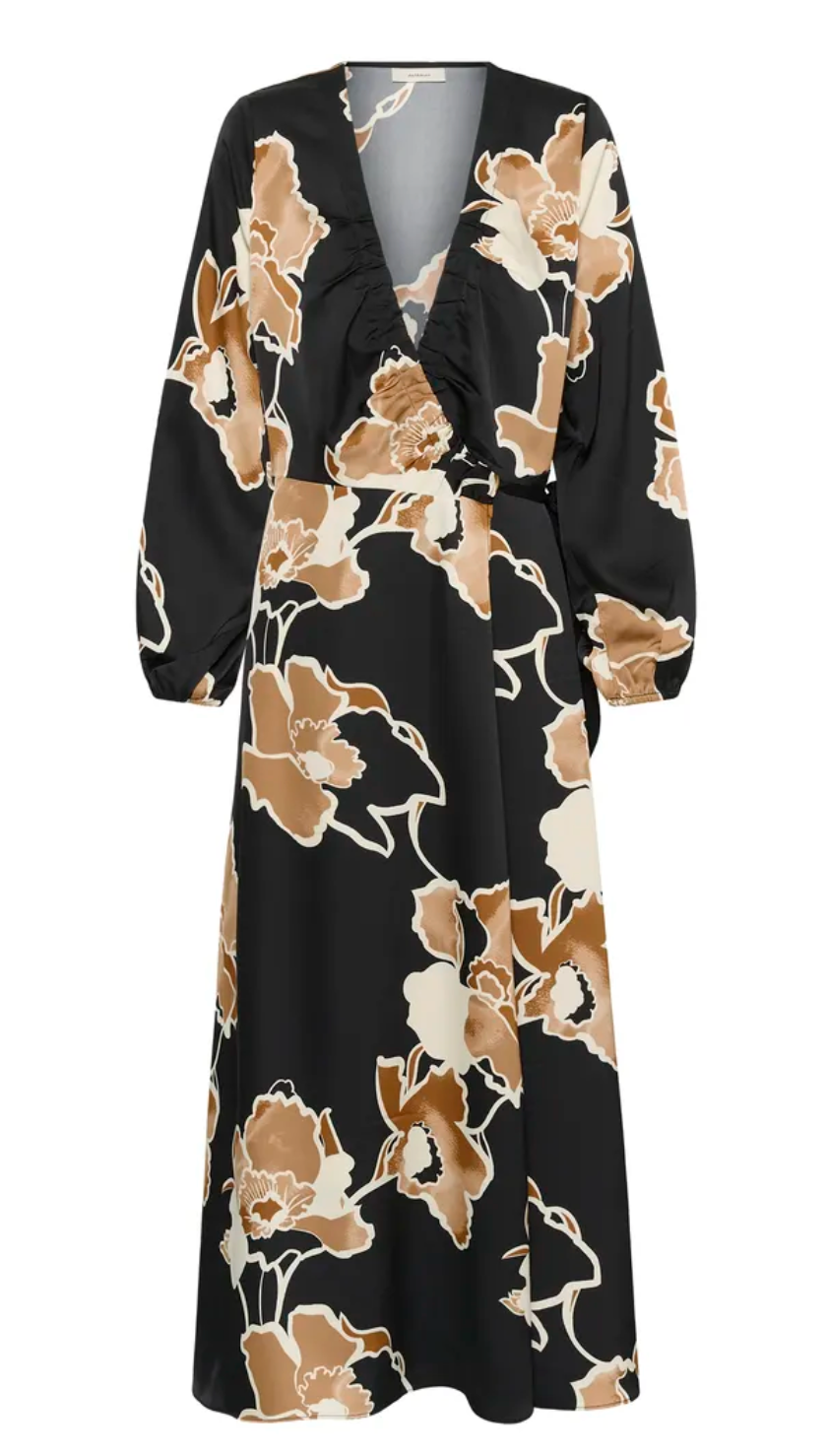 Olive Wrap Dress