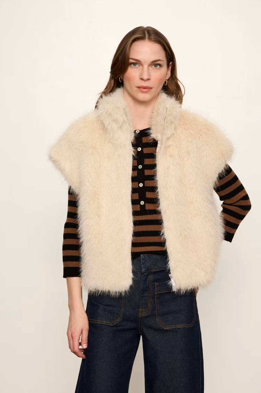 Silkey Fur Vest