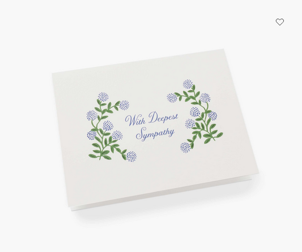 Hydrangea Sympathy Card