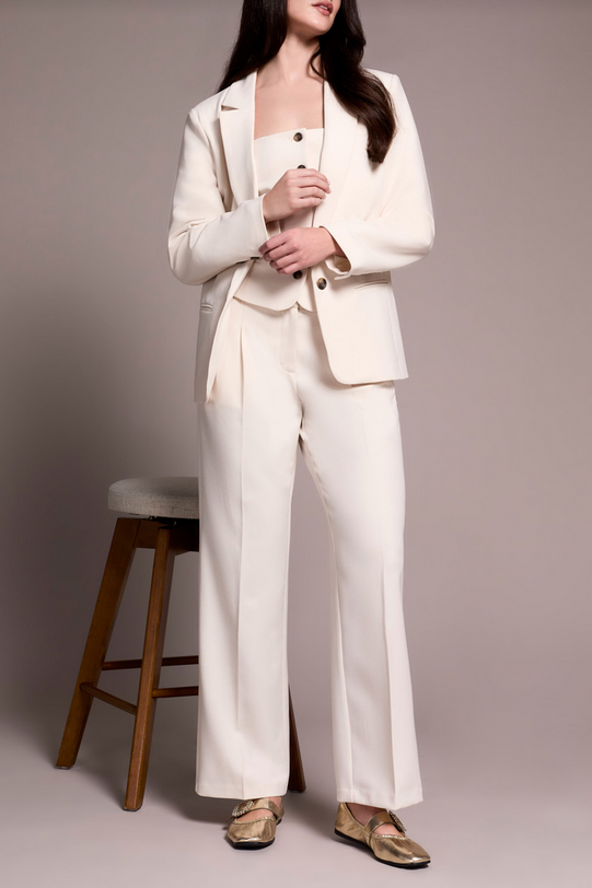 One Button Lined Blazed