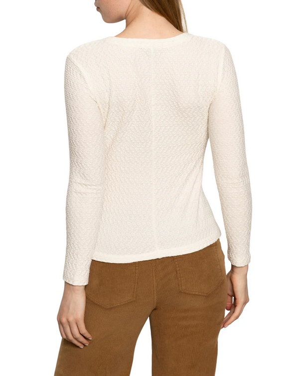 Sanctuary Waffle Crewneck