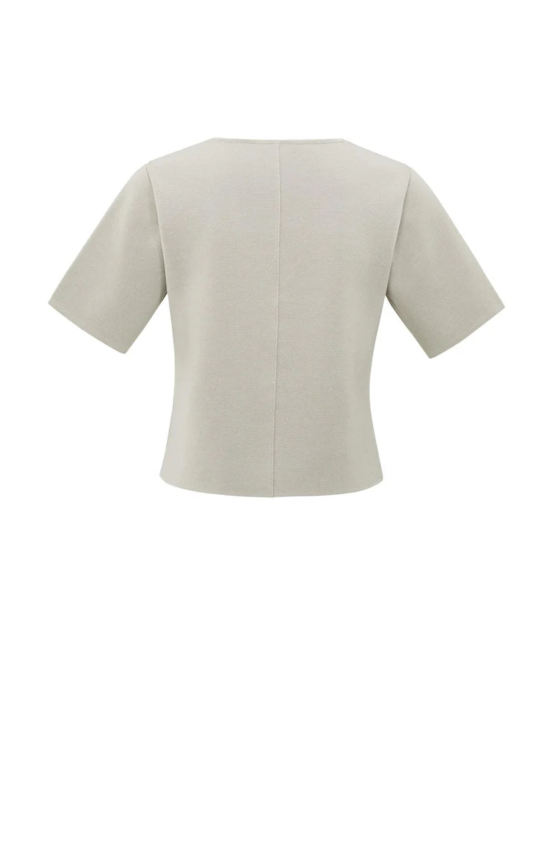 Knitted Vest with Sleeve