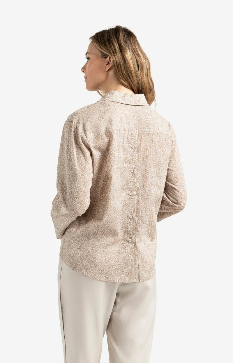 Printed Boyfriend Blouse