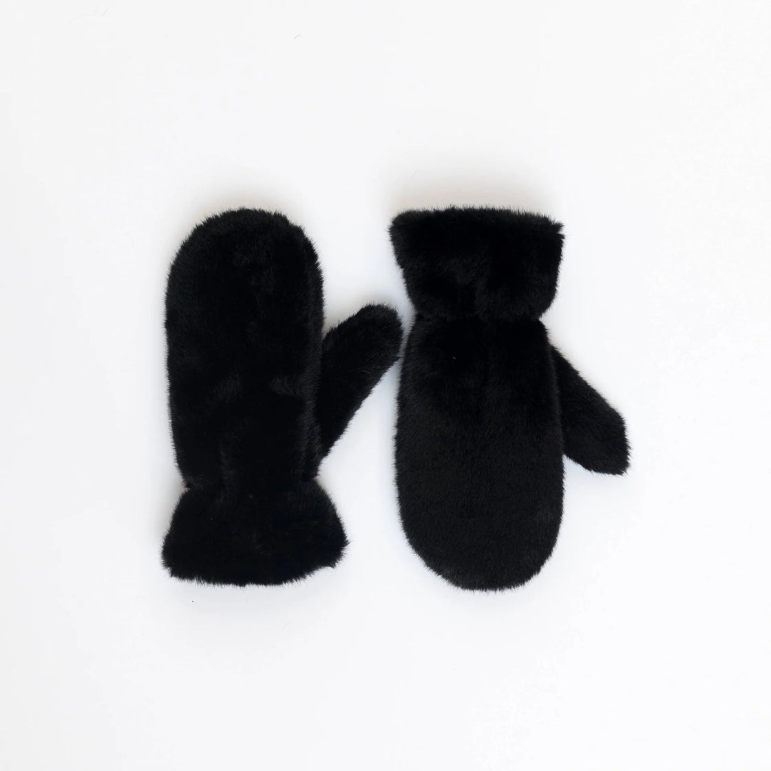 Faux Fur Mittens