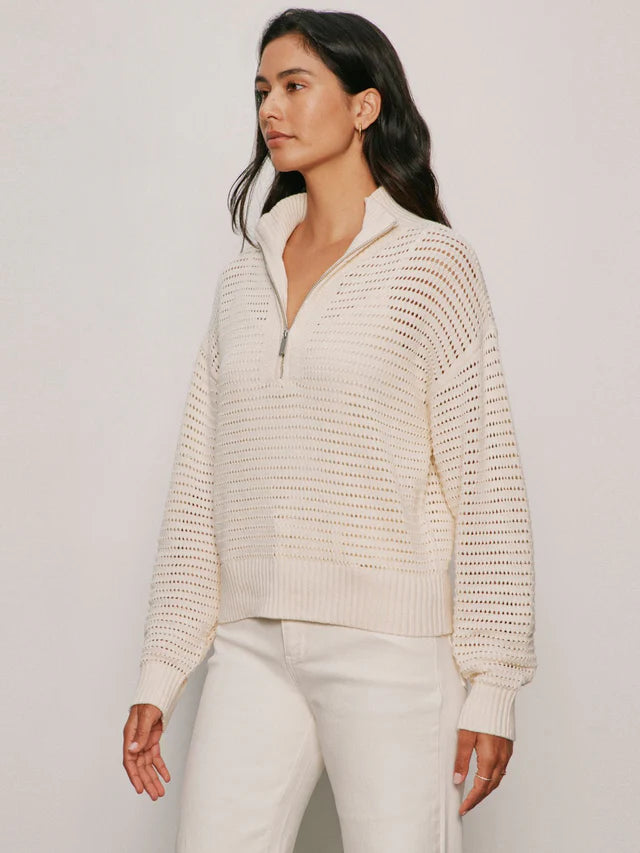 Open 1/2 Zip Sweater