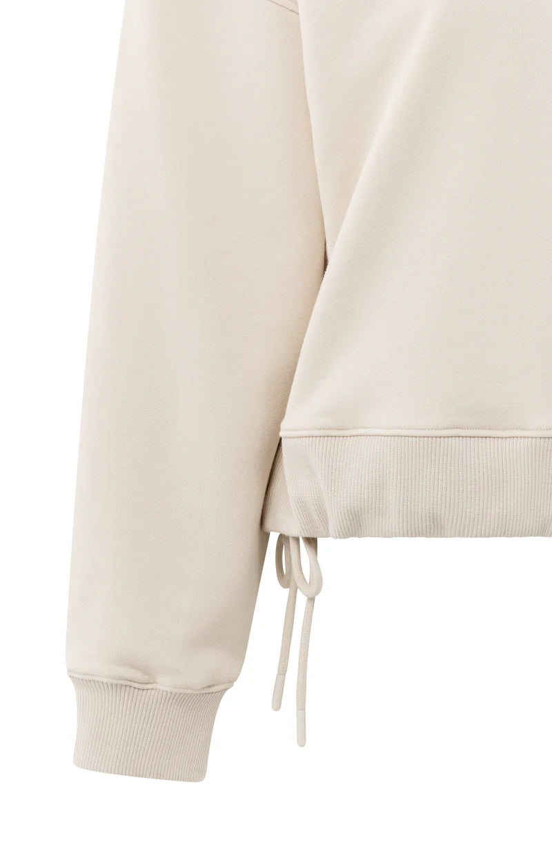 Sweatshirt with Pleat Detail