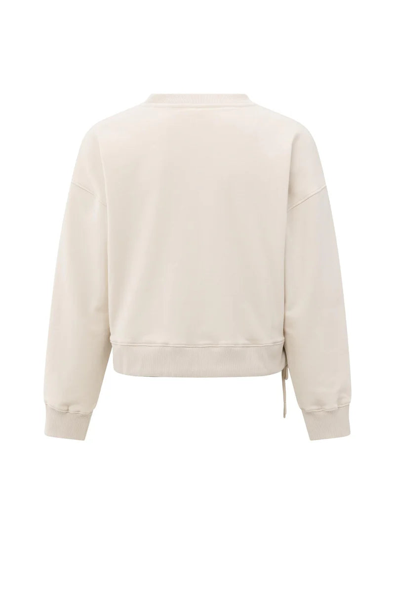 Sweatshirt with Pleat Detail